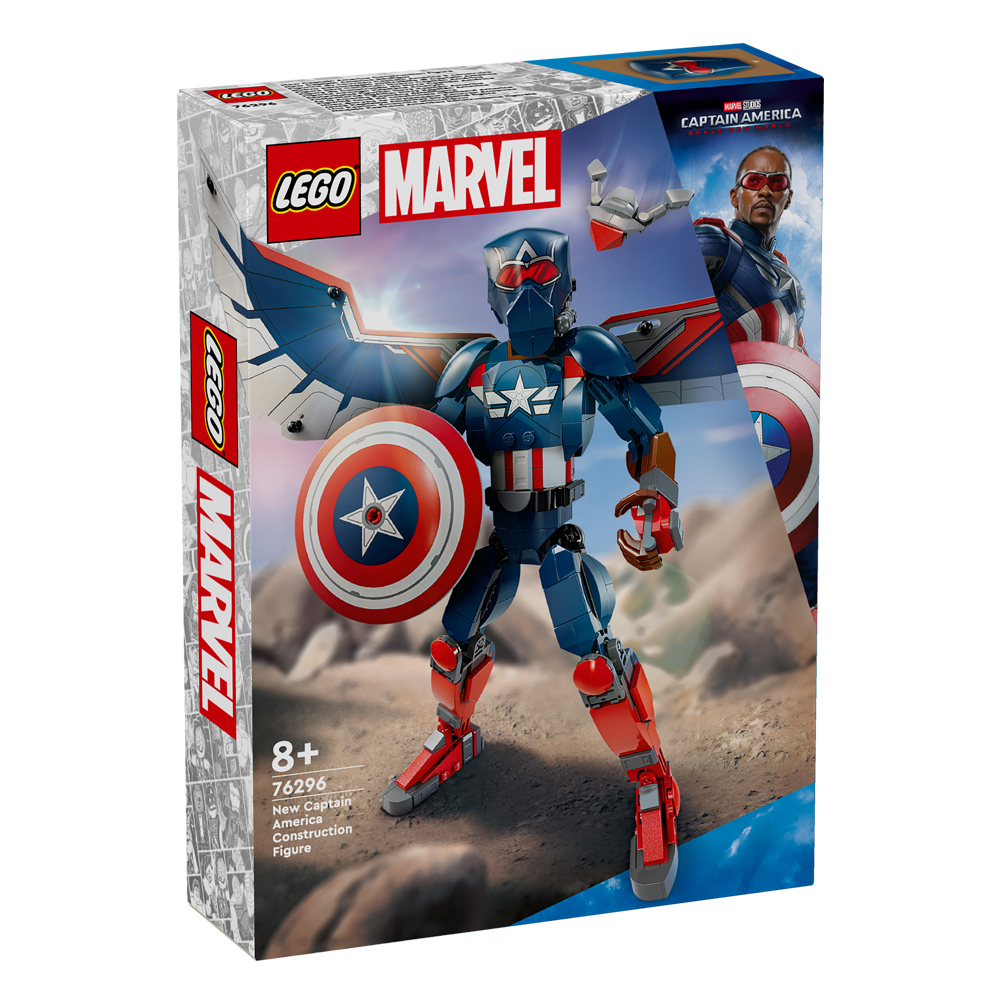 Lego Marvel New Captain America Construction Figure 76296